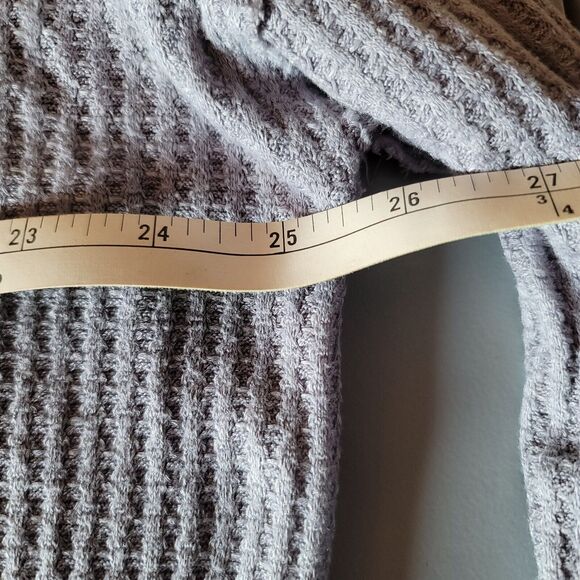 Free People We The Free North Shore Tunic Waffle Knit Tunic Grey Womens Size XS - Picture 8 of 9